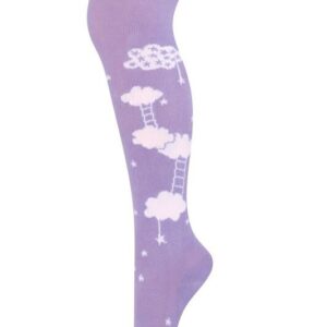 Rajstopy dziewczęce z wzorem Smile